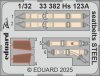 Eduard BIG33170 Hs 123A for ICM (general set, seatbelts STEEL, painting masks) 1/32